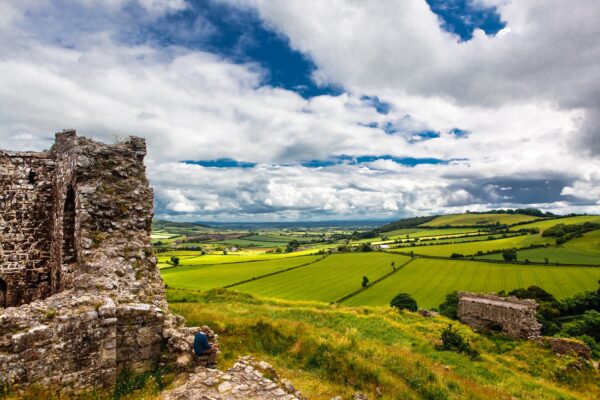 Beautiful top view in Stradbally Loius, Ireland