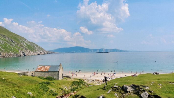 Keem beach in county Mayo, Ireland